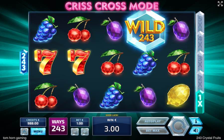 243 CRYSTAL FRUITS SLOT รีวิว