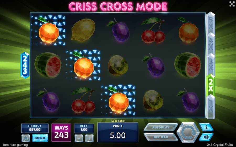 243 CRYSTAL FRUITS SLOT รีวิว