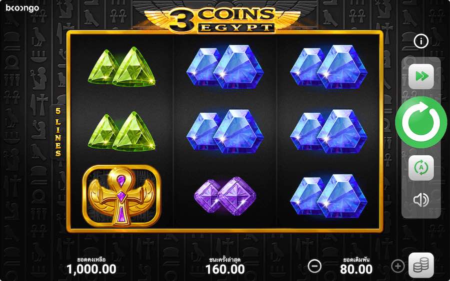 3 COINS EGYPT SLOT ธีม, การจ่ายเงิน & สัญลักษณ์ต่างๆ