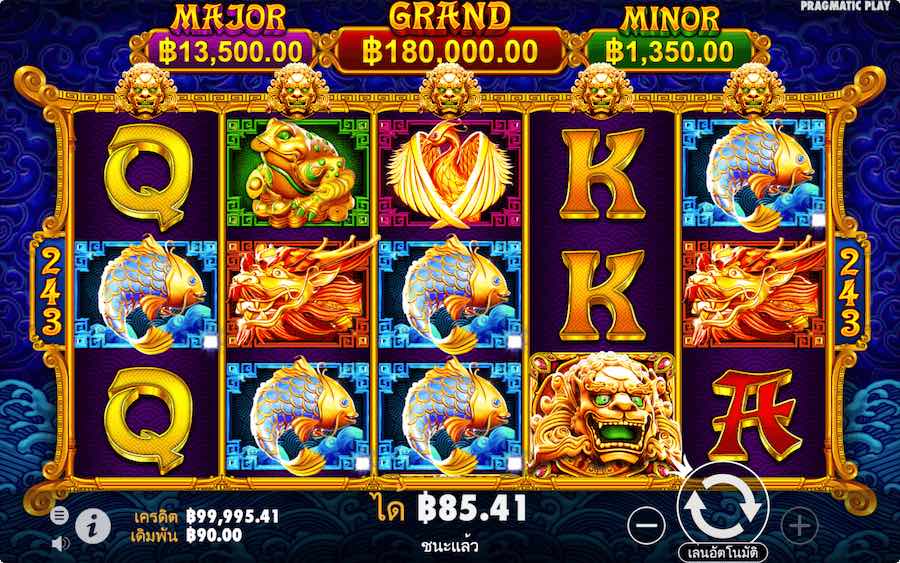 5 LIONS GOLD SLOT ธีม, การจ่ายเงิน & สัญลักษณ์ต่างๆ