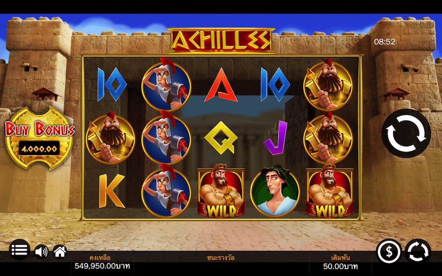 ACHILLES SLOT ธีม, การจ่ายเงิน & สัญลักษณ์ต่างๆ