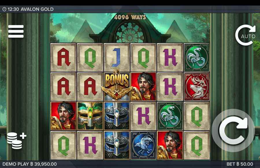 AVALON GOLD SLOT ธีม, การจ่ายเงิน & สัญลักษณ์ต่างๆ