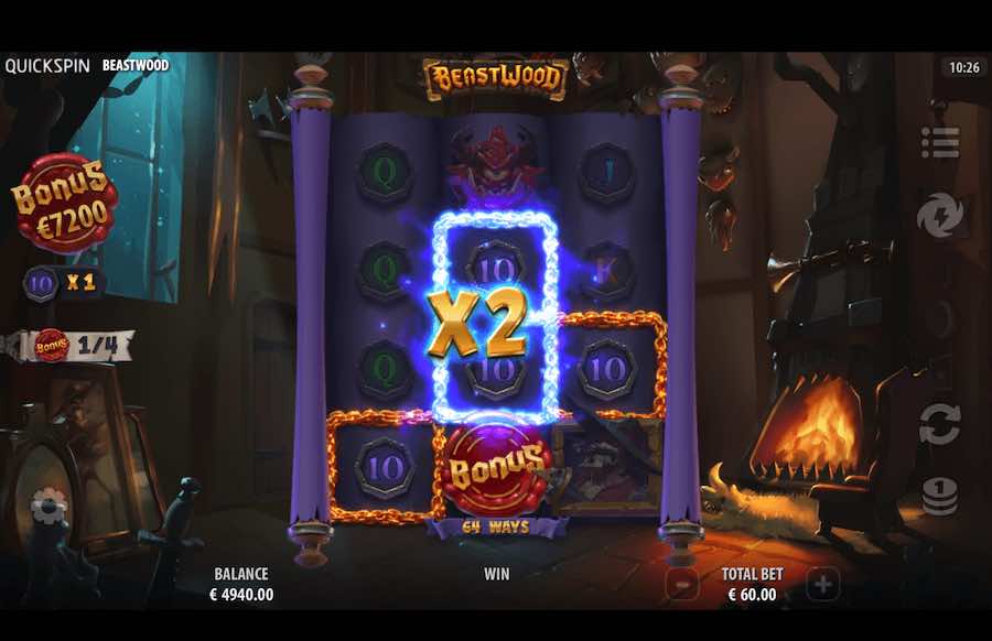 BEASTWOOD SLOT คุณสมบัติของเกมพื้นฐาน