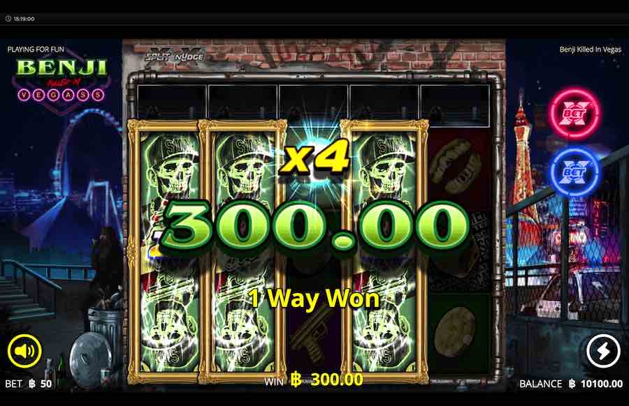 BENJI KILLED IN VEGAS SLOT คุณสมบัติของเกมพื้นฐาน