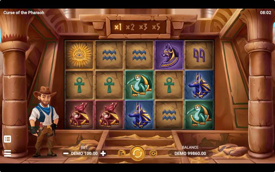 CURSE OF THE PHARAOH SLOT ธีม, การจ่ายเงิน & สัญลักษณ์ต่างๆ