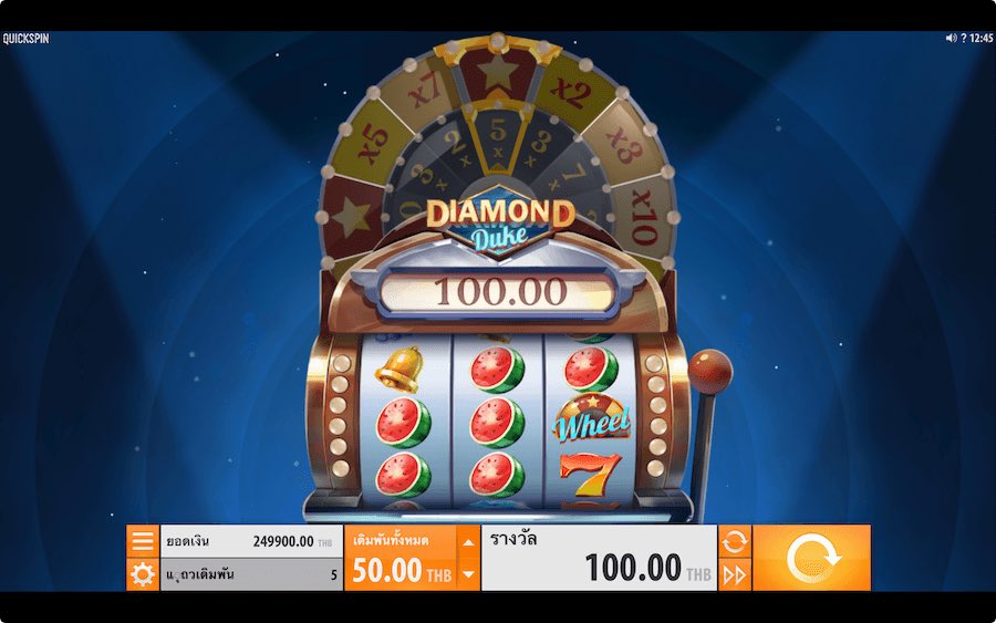 DIAMOND DUKE SLOT คุณสมบัติของเกมพื้นฐาน