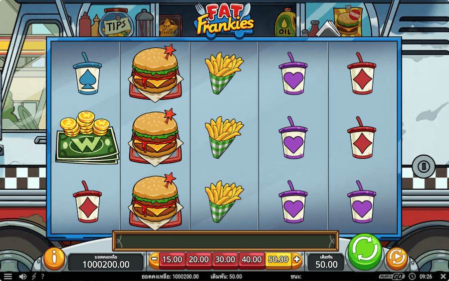 FAT FRANKIES SLOT ธีม, การจ่ายเงิน & สัญลักษณ์ต่างๆ