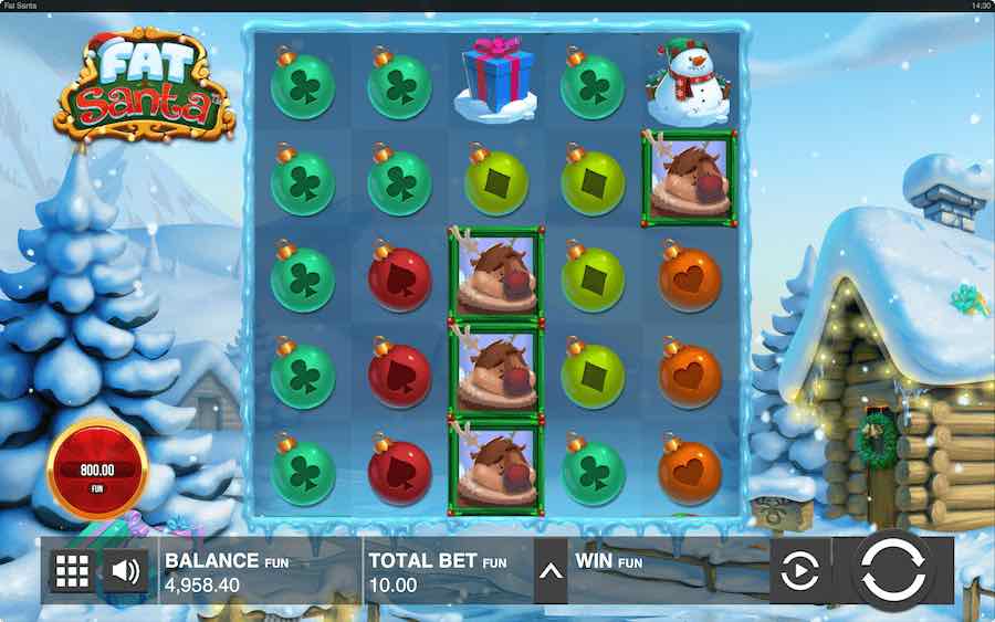 FAT SANTA SLOT ธีม, การจ่ายเงิน & สัญลักษณ์ต่างๆ