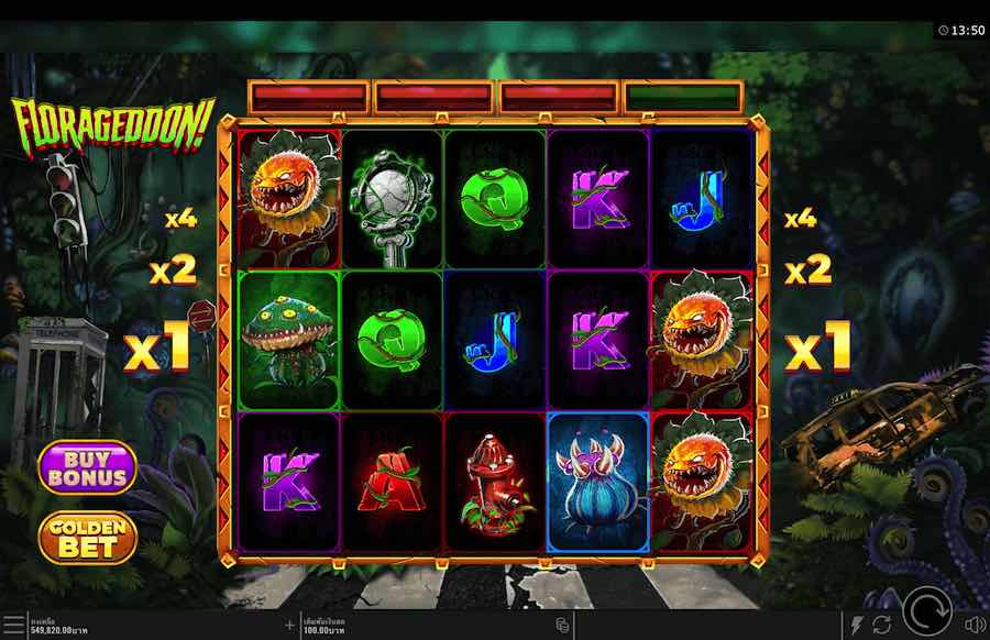 FLORAGEDDON SLOT ธีม, การจ่ายเงิน & สัญลักษณ์ต่างๆ