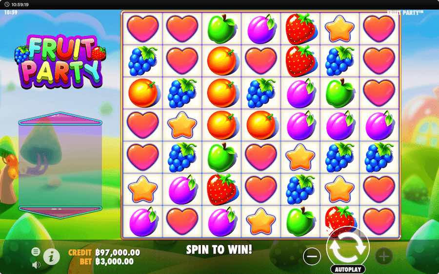 FRUIT PARTY SLOT ธีม, การจ่ายเงิน & สัญลักษณ์ต่างๆ