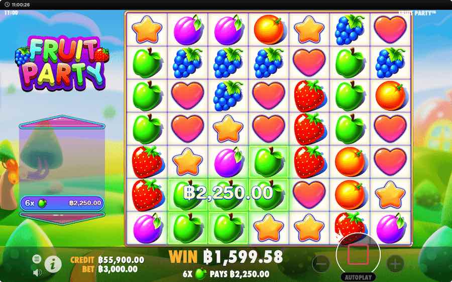 คุณสมบัติพิเศษของ FRUIT PARTY SLOT