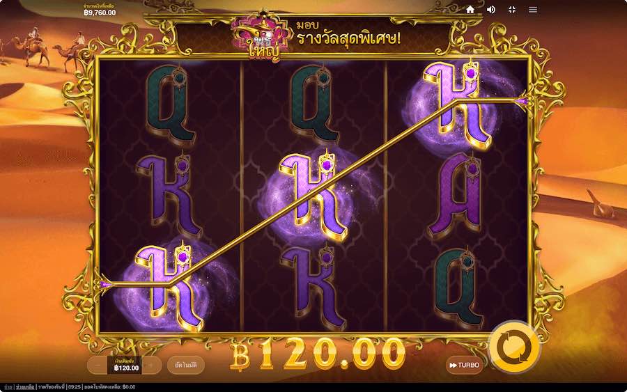 GENIE NIGHTS SLOT คุณสมบัติของเกมพื้นฐาน