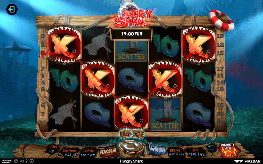 HUNGRY SHARK SLOT รีวิว