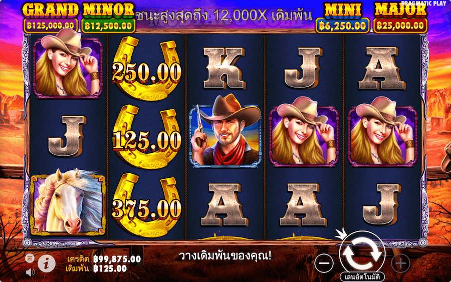 MUSTANG GOLD SLOT ธีม, การจ่ายเงิน & สัญลักษณ์ต่างๆ