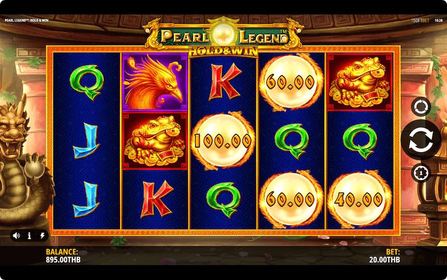 คุณสมบัติโบนัส PEARL LEGEND SLOT