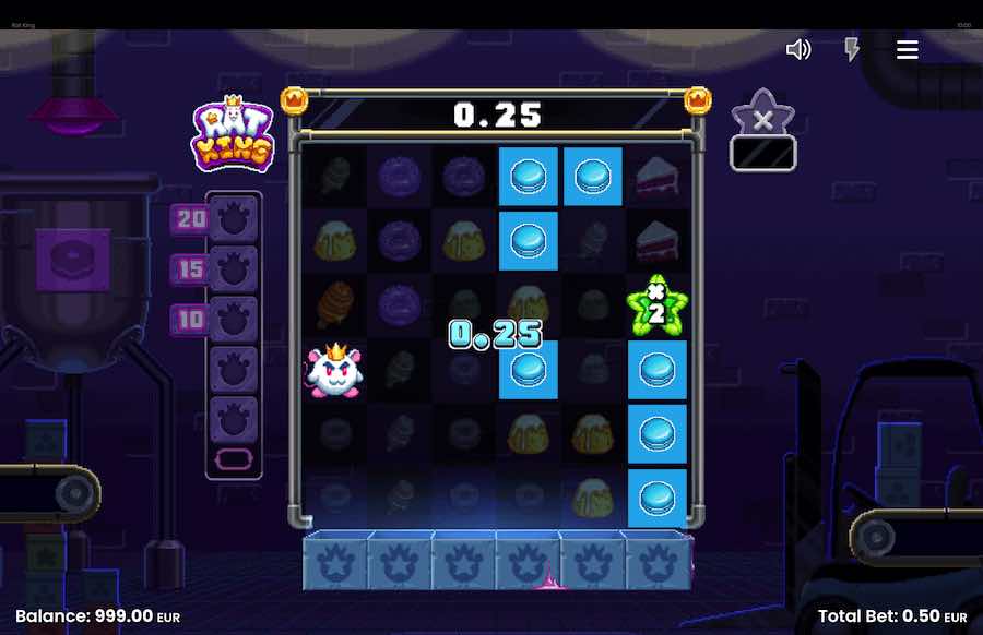 RAT KING SLOT คุณสมบัติของเกมพื้นฐาน