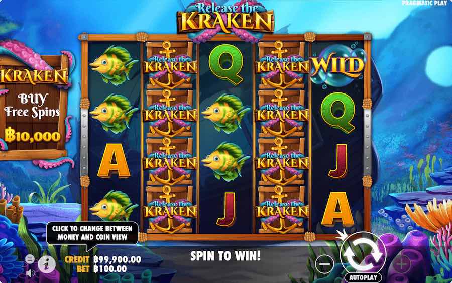 RELEASE THE KRAKEN SLOT ธีม, การจ่ายเงิน & สัญลักษณ์ต่างๆ