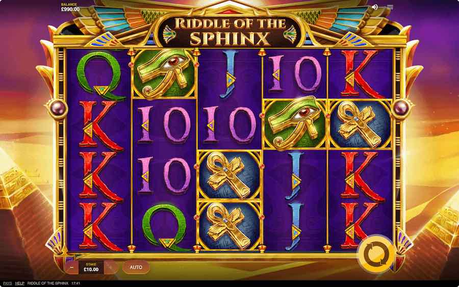 RIDDLE OF THE SPHINX SLOT ธีม, การจ่ายเงิน & สัญลักษณ์ต่างๆ