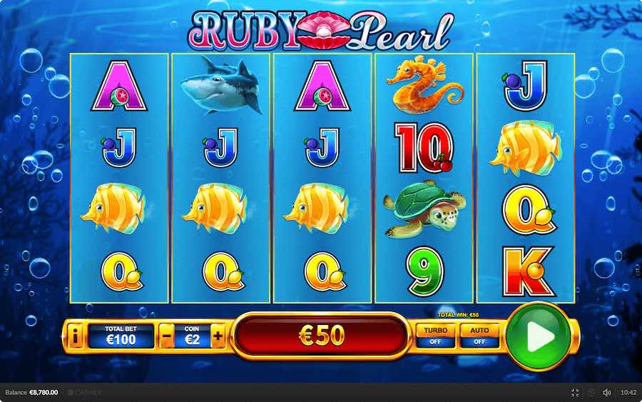 คุณสมบัติโบนัส RUBY PEARL SLOT