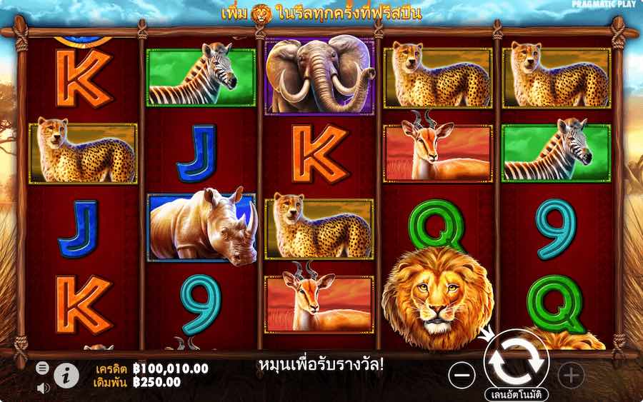 SAFARI KING SLOT ธีม, การจ่ายเงิน & สัญลักษณ์ต่างๆ