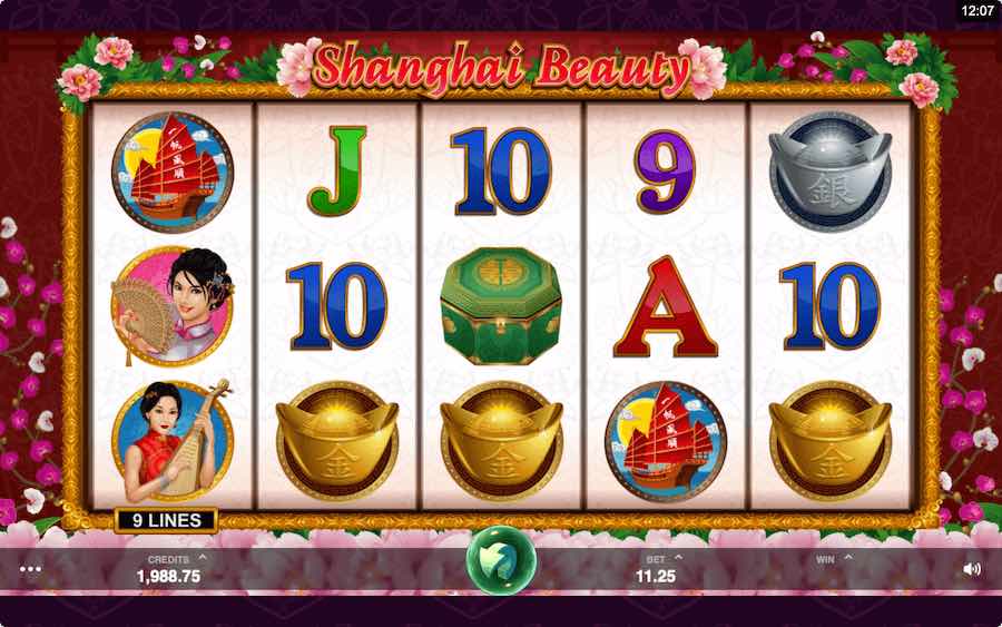 SHANGHAI BEAUTY SLOT ธีม, การจ่ายเงิน & สัญลักษณ์ต่างๆ