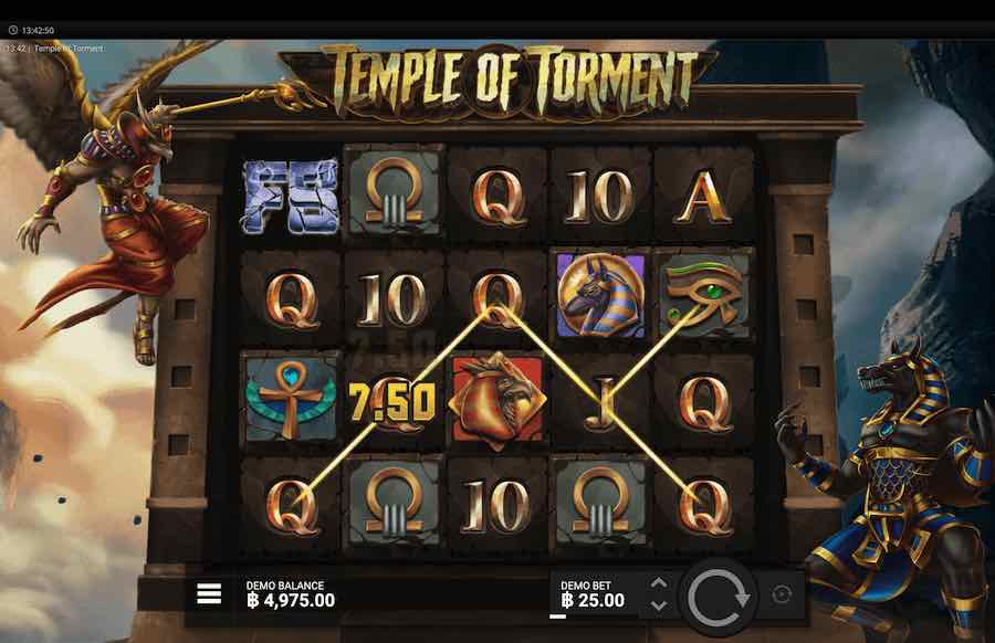 TEMPLE OF TORMENT SLOT คุณสมบัติของเกมพื้นฐาน