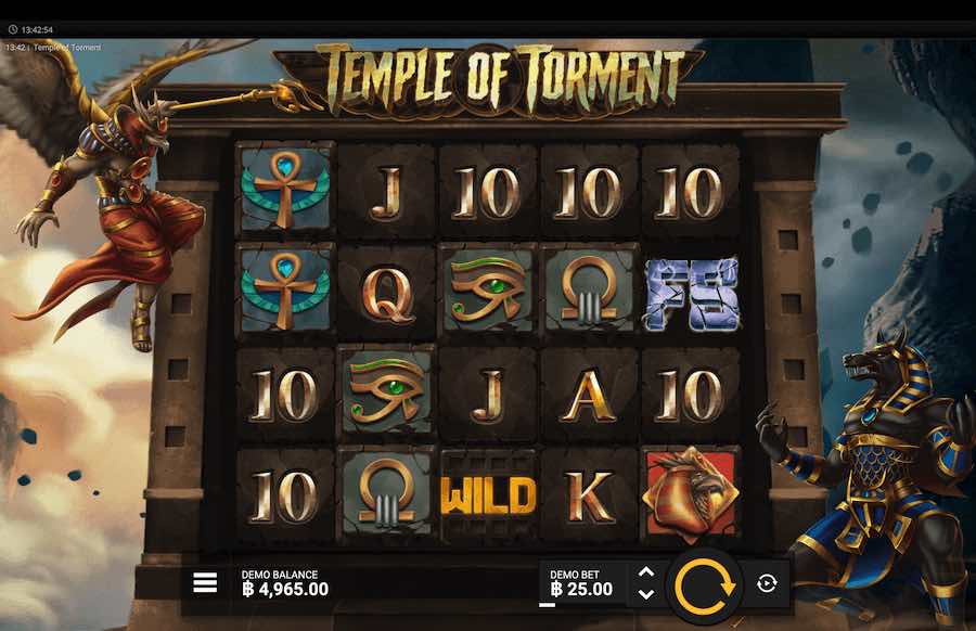 TEMPLE OF TORMENT SLOT ธีม, การจ่ายเงิน & สัญลักษณ์ต่างๆ