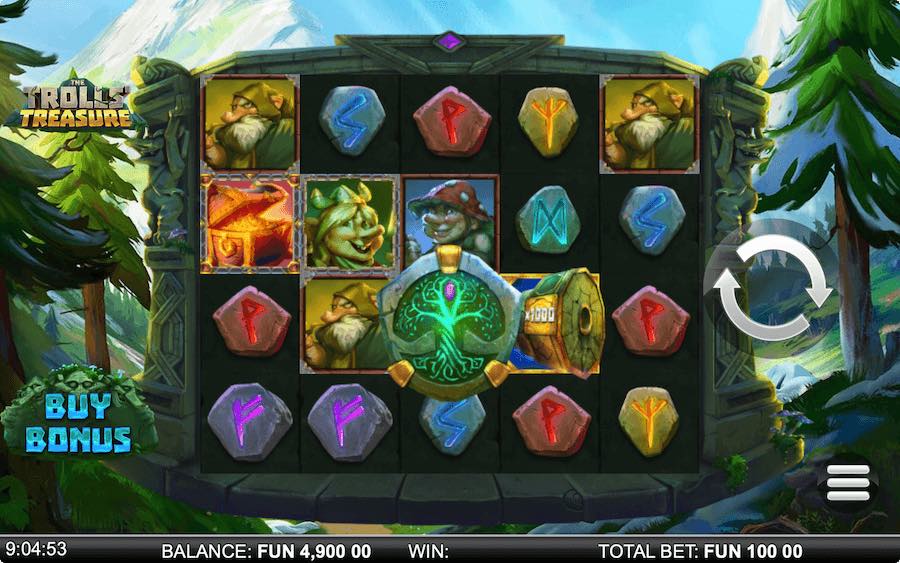 THE TROLLS TREASURE SLOT ธีม, การจ่ายเงิน & สัญลักษณ์ต่างๆ