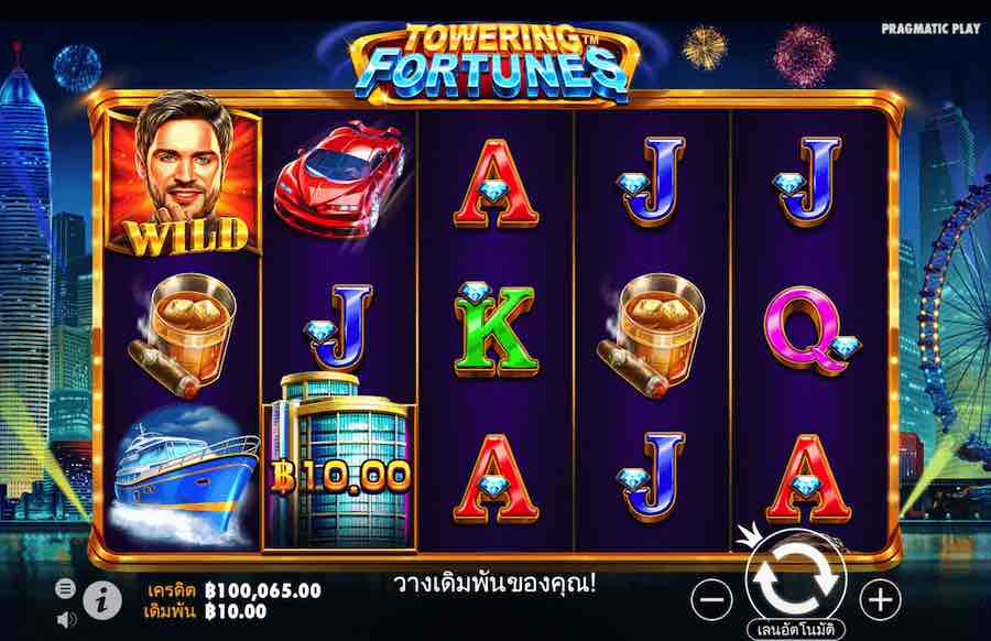 TOWERING FORTUNES SLOT ธีม, การจ่ายเงิน & สัญลักษณ์ต่างๆ