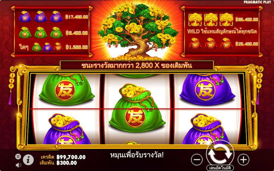 TREE OF RICHES SLOT ธีม, การจ่ายเงิน & สัญลักษณ์ต่างๆ